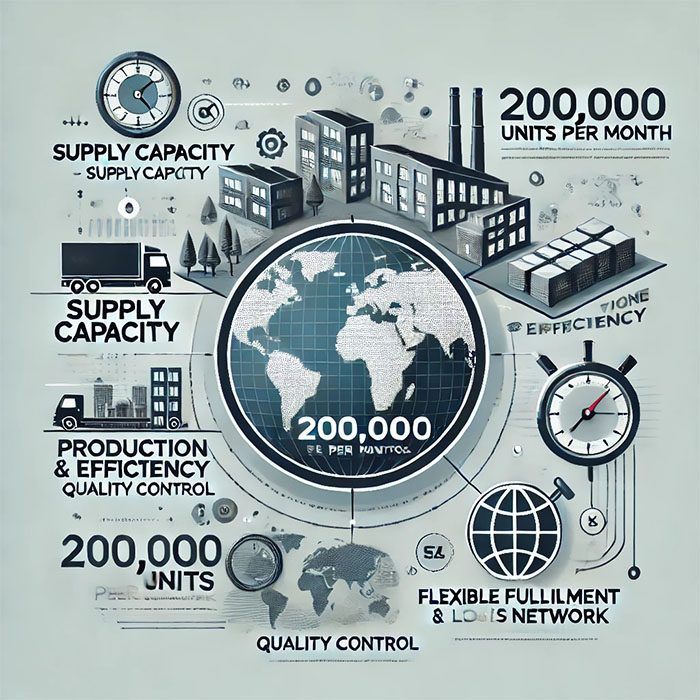 Capacidade de fornecimento mensal da Guangzhou PanPanTech Co., Ltd