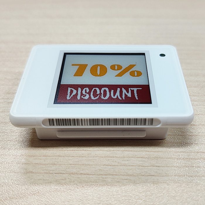 1,54 polegadas 4 cores display de etiqueta eletrônica de varejo cor preto branco vermelho amarelo