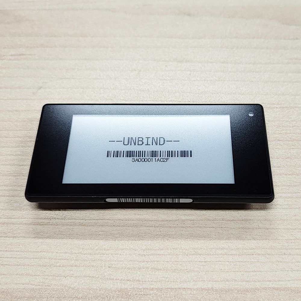 Etiqueta eletrônica de prateleira Black Shell 2,66 polegadas