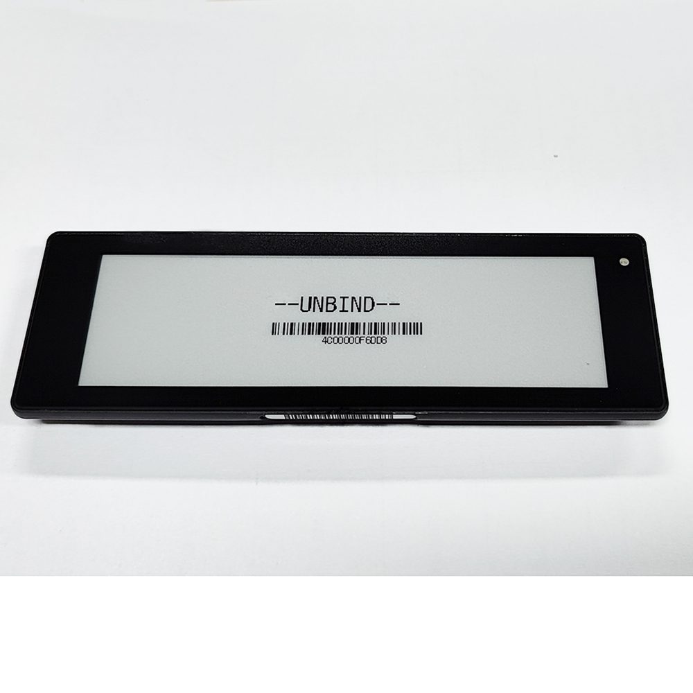 Etiqueta eletrônica de prateleira Black Shell de 4,3 polegadas