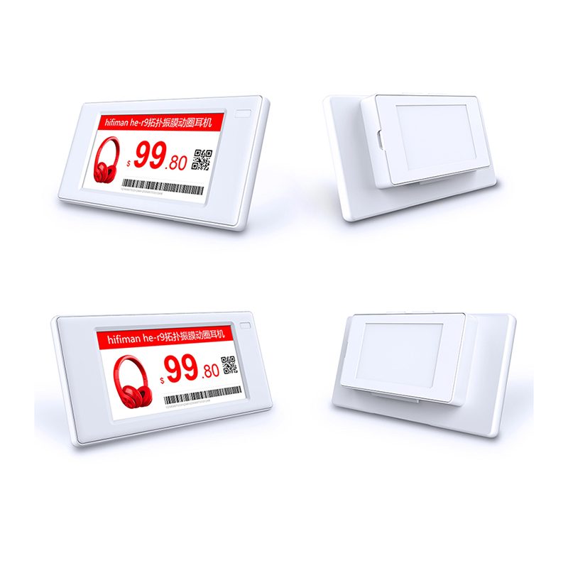 2,66 polegadas 3 cores display de etiqueta de prateleira eletrônica cor preto branco vermelho