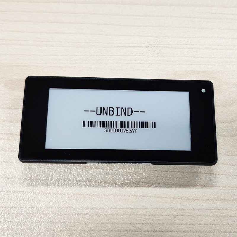 Etiqueta eletrônica de prateleira Black Shell 2,9 polegadas