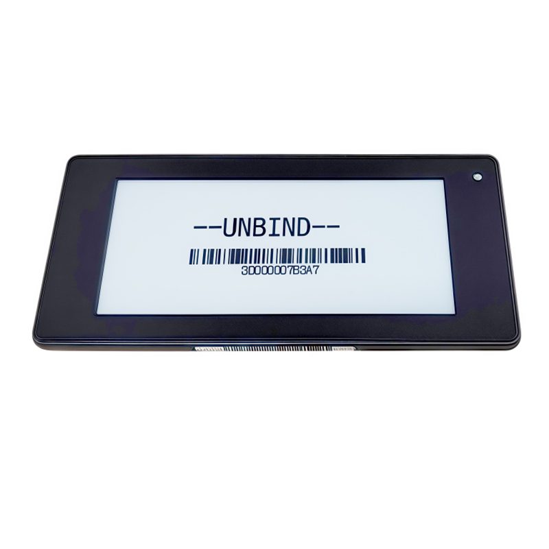 Etiqueta eletrônica de prateleira Black Shell 2,9 polegadas