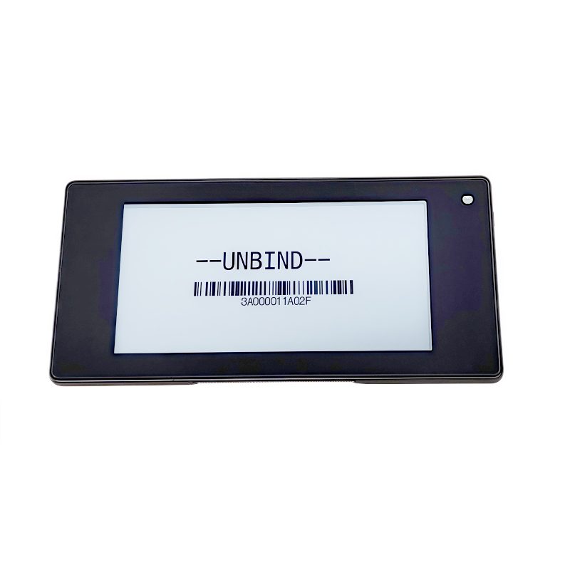 Etiqueta eletrônica de prateleira Black Shell 2,66 polegadas