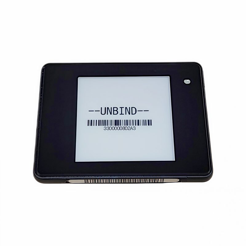 Etiqueta eletrônica de prateleira Black Shell de 1,54 polegadas